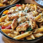 Honey Pepper Chicken Panini Pasta