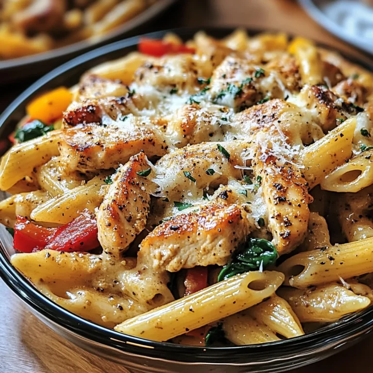 Honey Pepper Chicken Panini Pasta