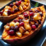 Indulge in Cranberry Apple Twice-Baked Sweet Potatoes This Fall!