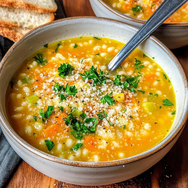 Italian Pastina Soup