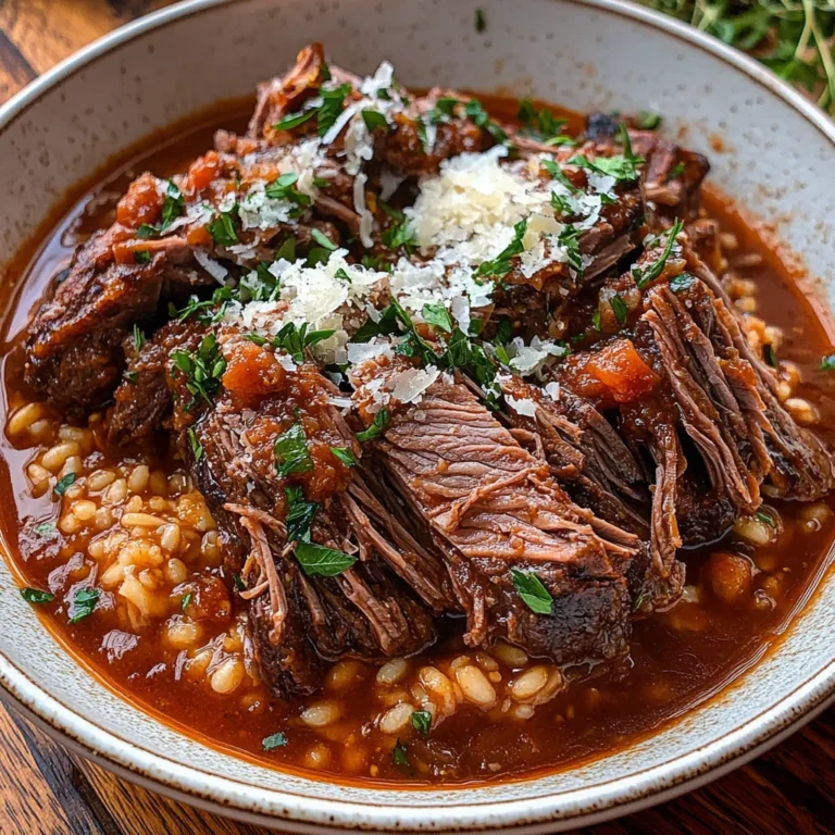 Italian Pot Roast & Parmesan Risotto