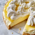 Lemon Curd Cheesecake with Shortbread Crust