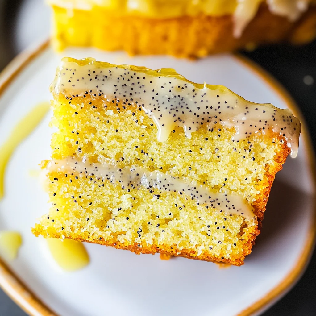 Meyer Lemon Poppy Seed Cake