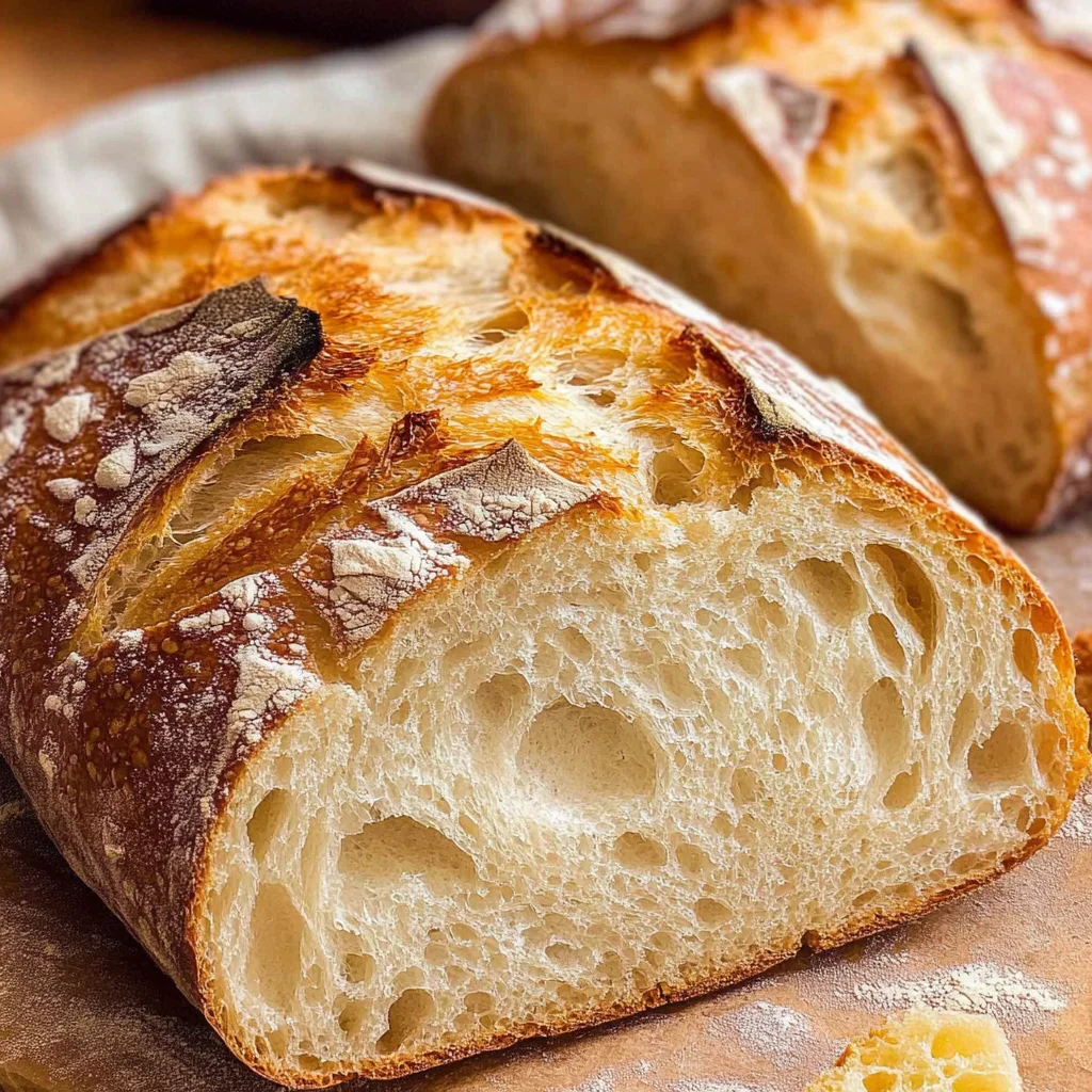 No Knead Italian Artisan Bread
