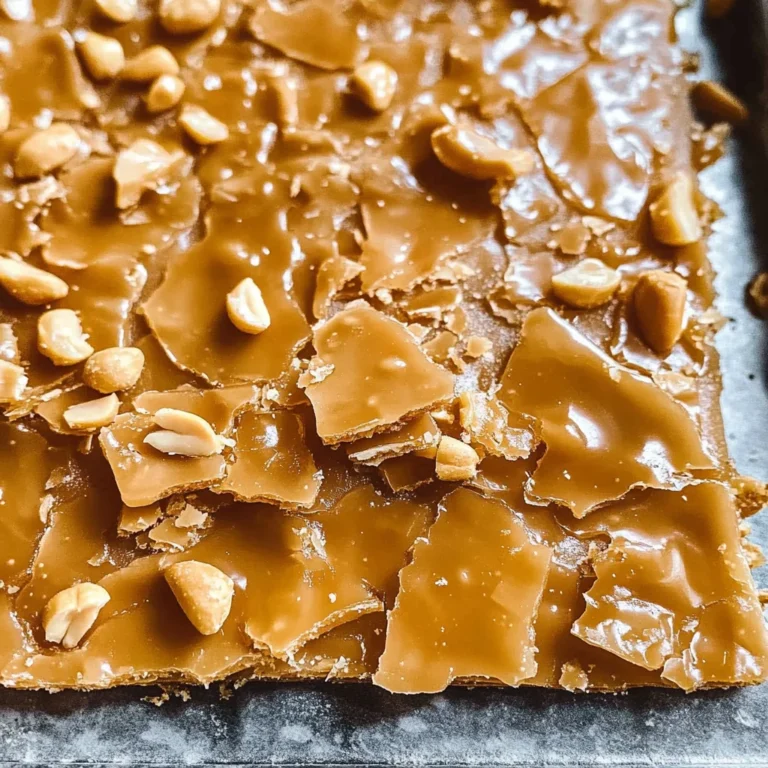Old Fashioned Peanut Brittle Recipe