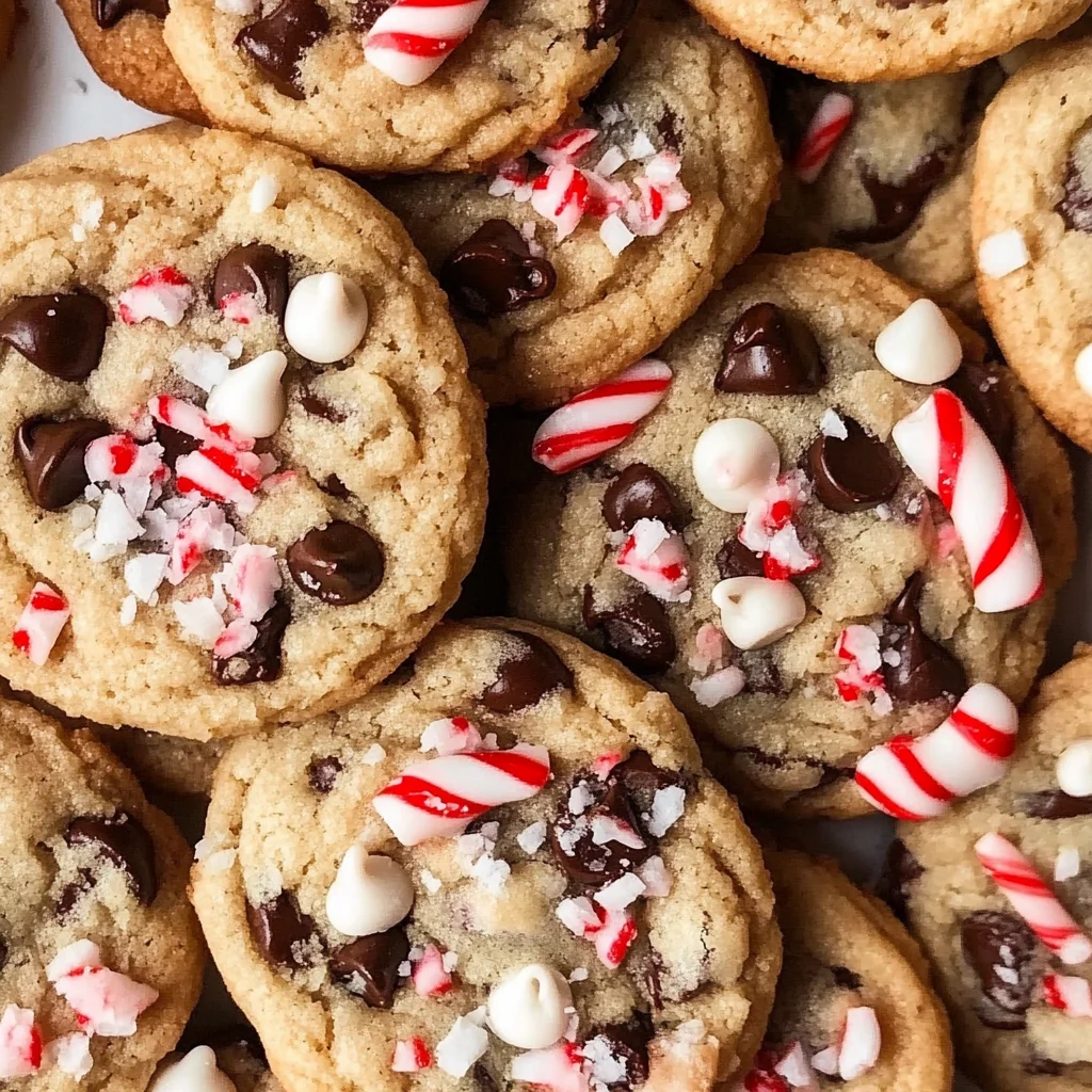 Peppermint Chocolate Chip Cookies