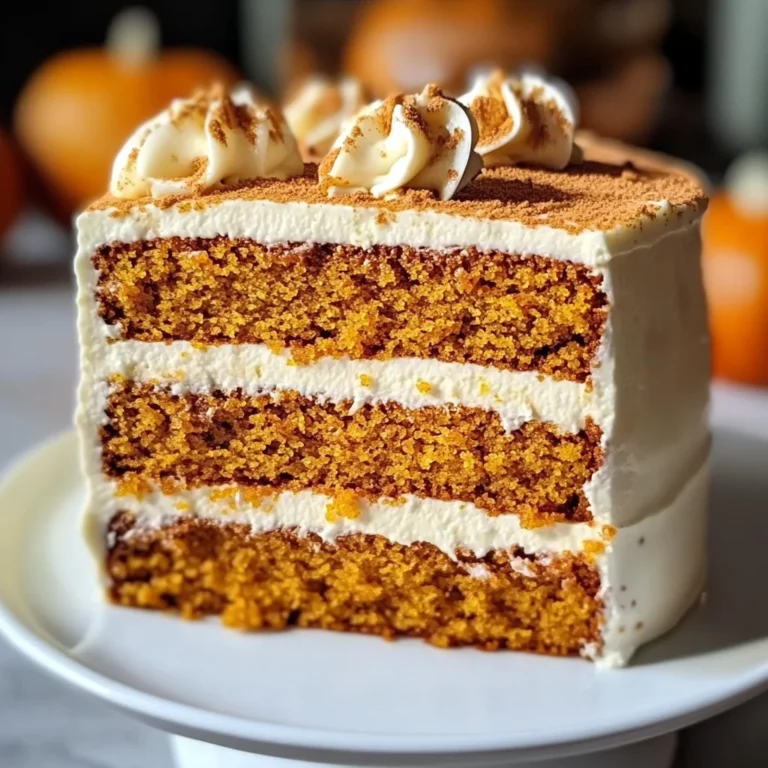 Pumpkin Spice Gooey Cake with Cream Cheese Frosting