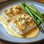 Quick Halibut Oscar