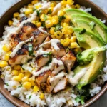 Street Corn Chicken Rice Bowl