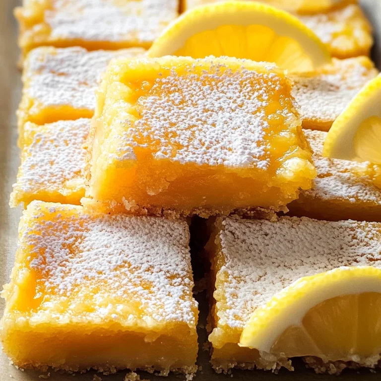 Super Easy Lemon Bars