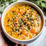Vegan Pumpkin Wild Rice Soup