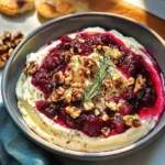 Whipped Feta with Cranberries & Walnuts