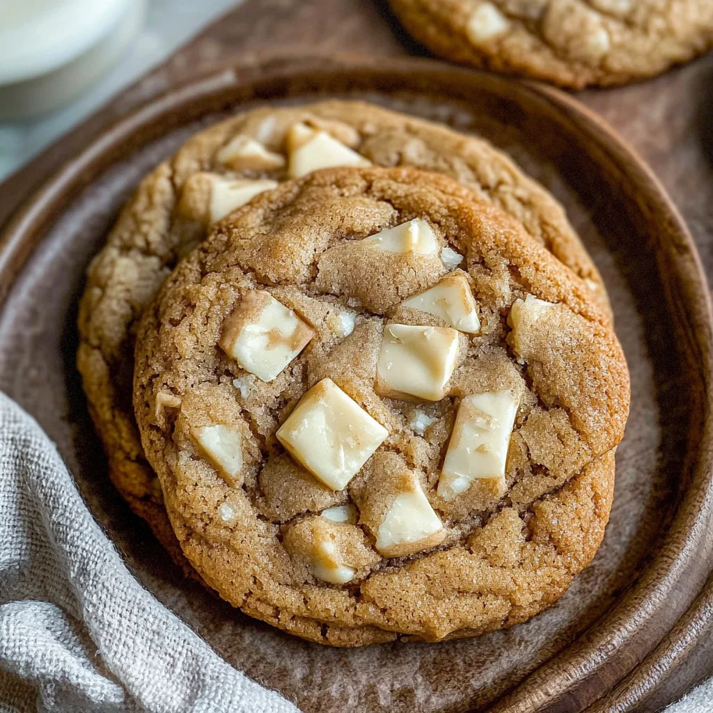 White Chocolate Coffee Cookies