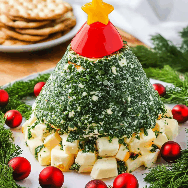 Christmas Tree Cheese Ball