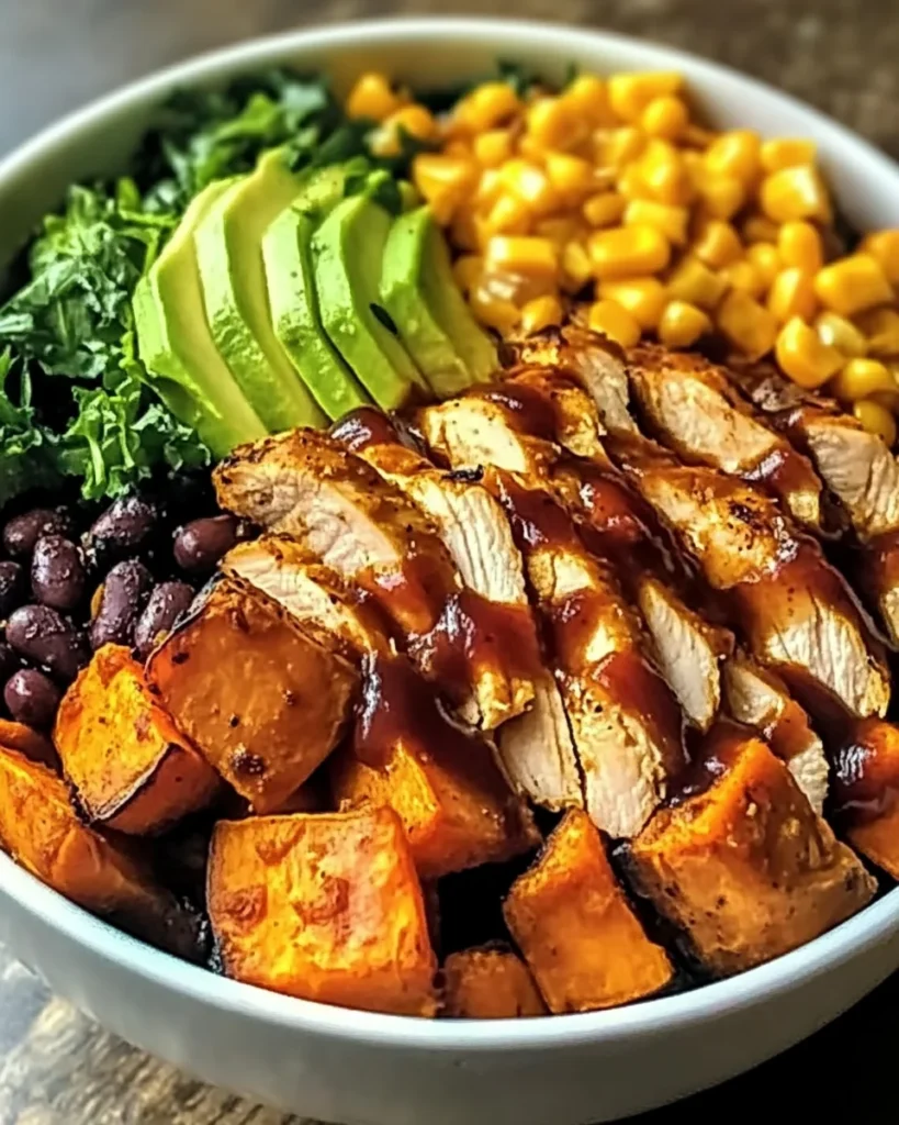BBQ Chicken Sweet Potato Bowl Recipe