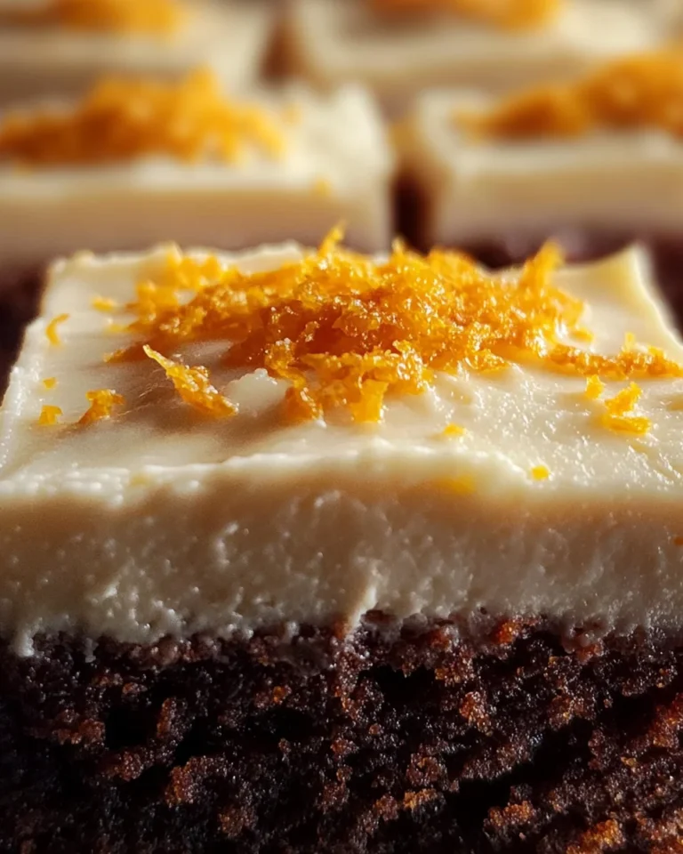 Blonde Orange Brownies