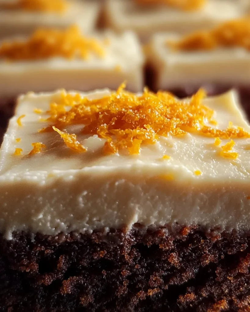 Blonde Orange Brownies