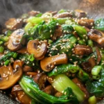 Bok Choy and Mushroom Stir Fry