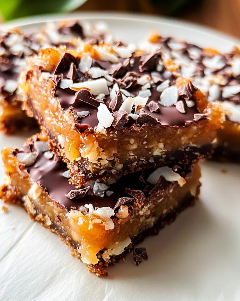 Caramel Coconut Bars