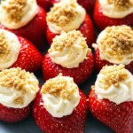 Cheesecake Stuffed Strawberries (Perfect Valentine's Day Treat!)