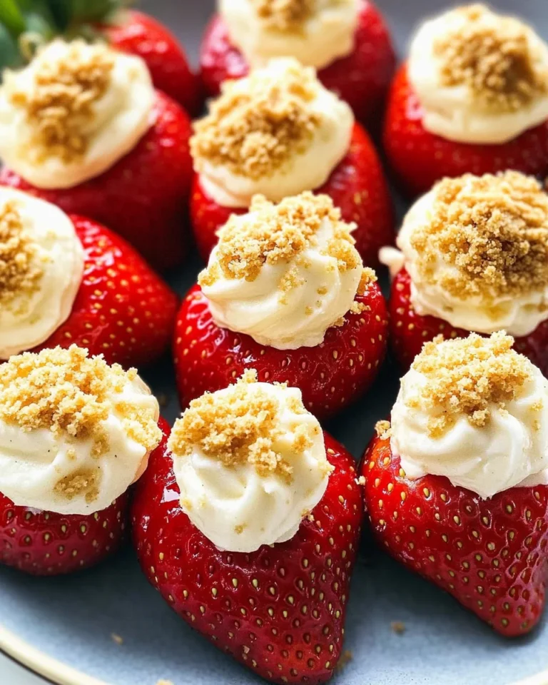 Cheesecake Stuffed Strawberries (Perfect Valentine's Day Treat!)