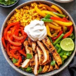 Chicken Fajita Rice Bowls