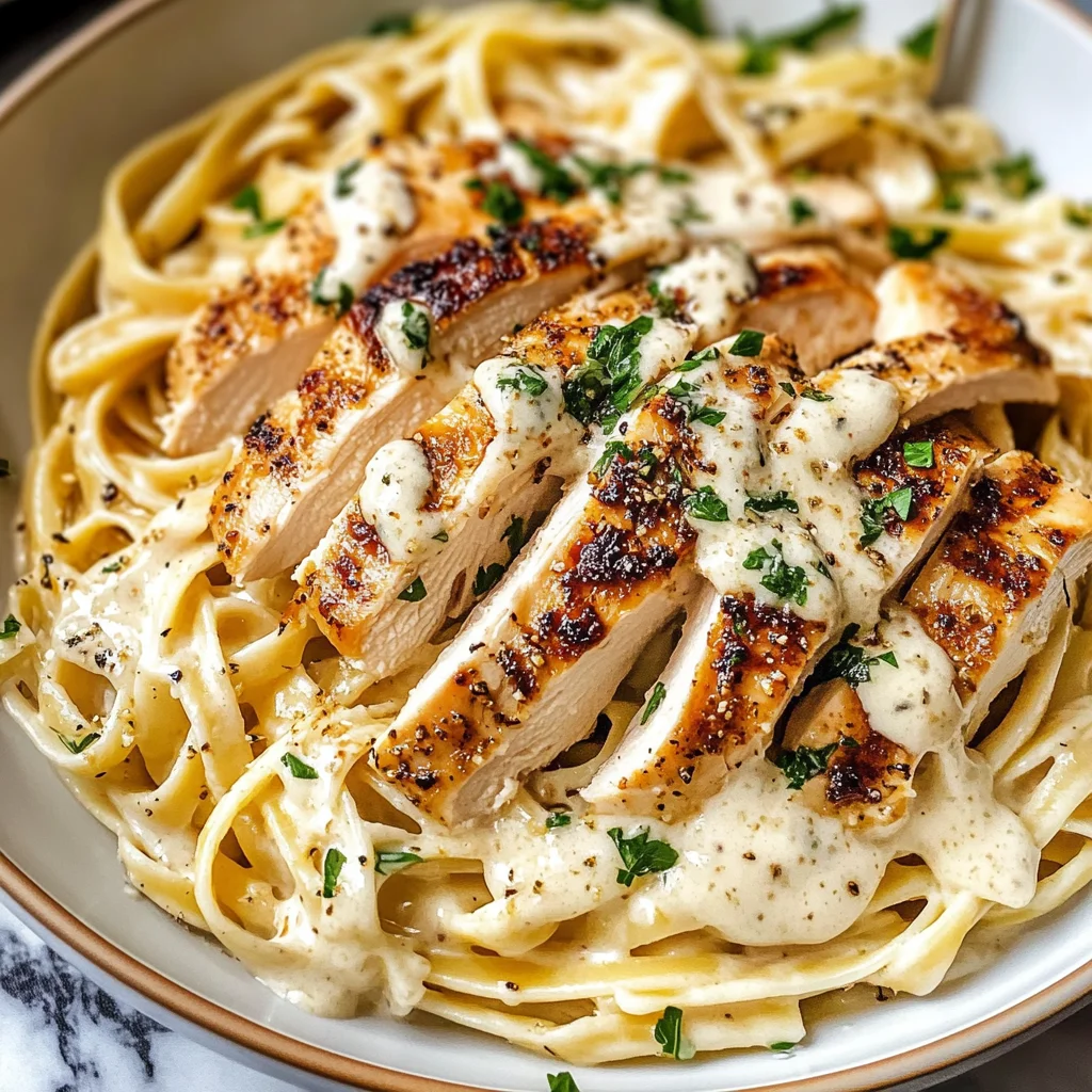 Chicken Fettuccine Alfredo