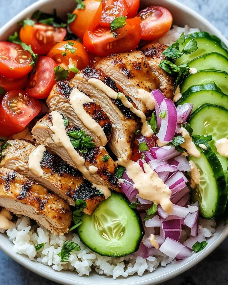Chicken Shawarma Bowl Recipe