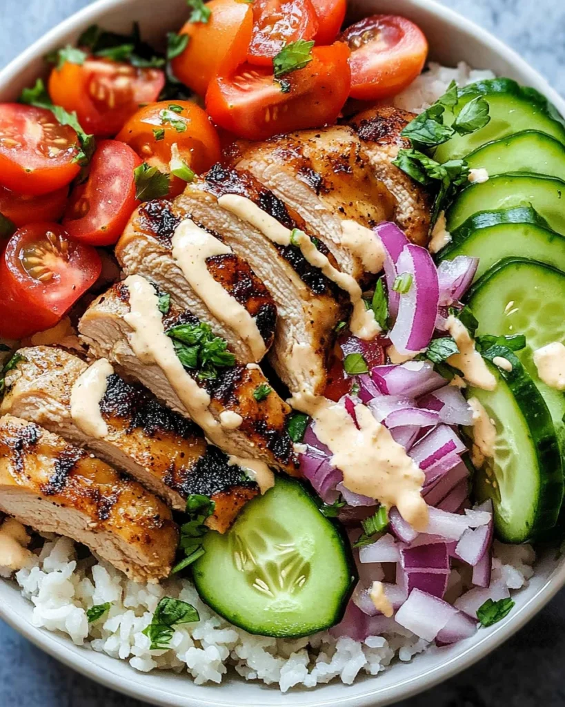 Chicken Shawarma Bowl Recipe