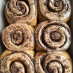 Chocolate Cinnamon Roll with Espresso Cream Cheese Icing