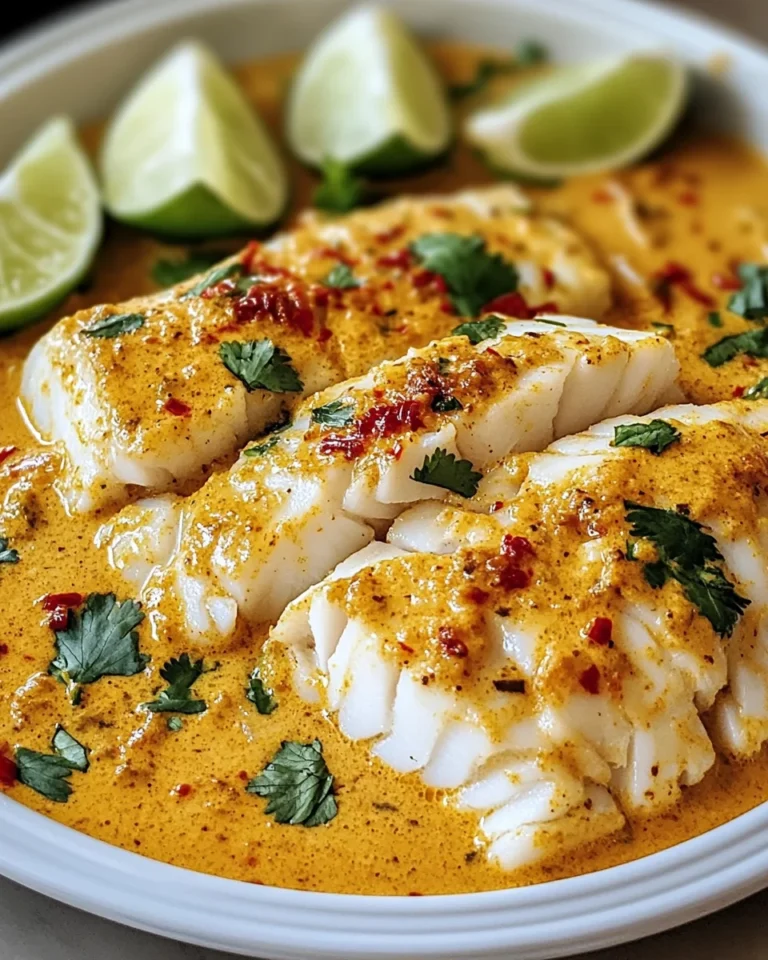 Coconut Curry Baked Cod