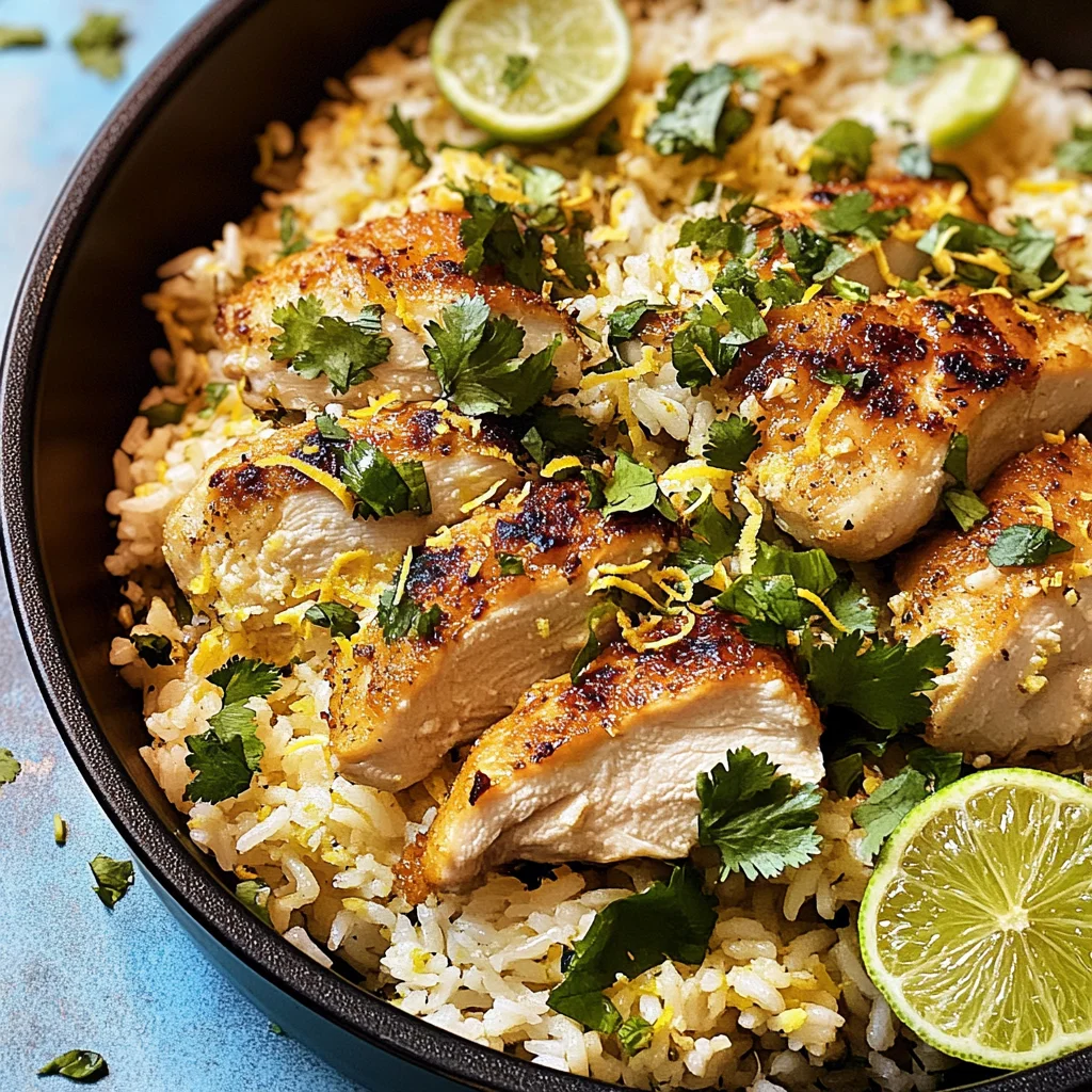 Coconut Lime Chicken and Rice