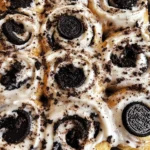 Cookies and Cream Cinnamon Rolls