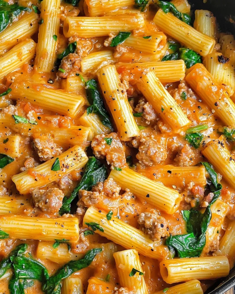 Creamy Sausage Rigatoni (One-Pan, 30-Minute Meal)