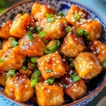 Crispy Honey Garlic Tofu