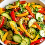 Cucumber Sweet Pepper Salad