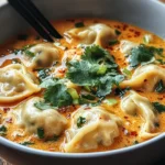 Curry Dumpling Soup