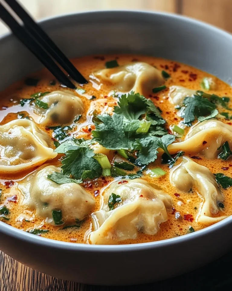 Curry Dumpling Soup