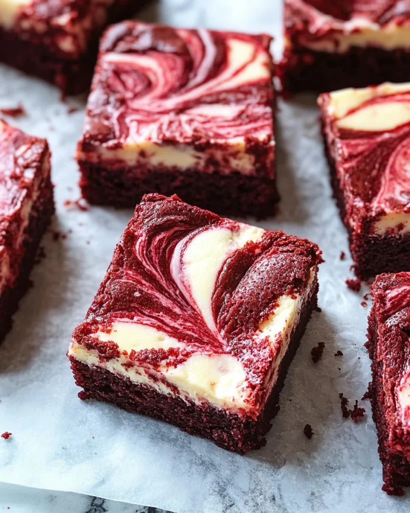 Decadent Red Velvet Cheesecake Brownies