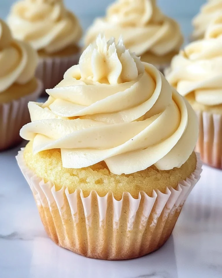 Easy Almond Cupcakes (With Almond Buttercream)