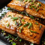 Easy Crispy Honey Garlic Glazed Salmon Recipe