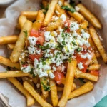 Greek Fries With Feta Cheese