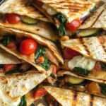 Grilled Mediterranean Veggie Quesadillas