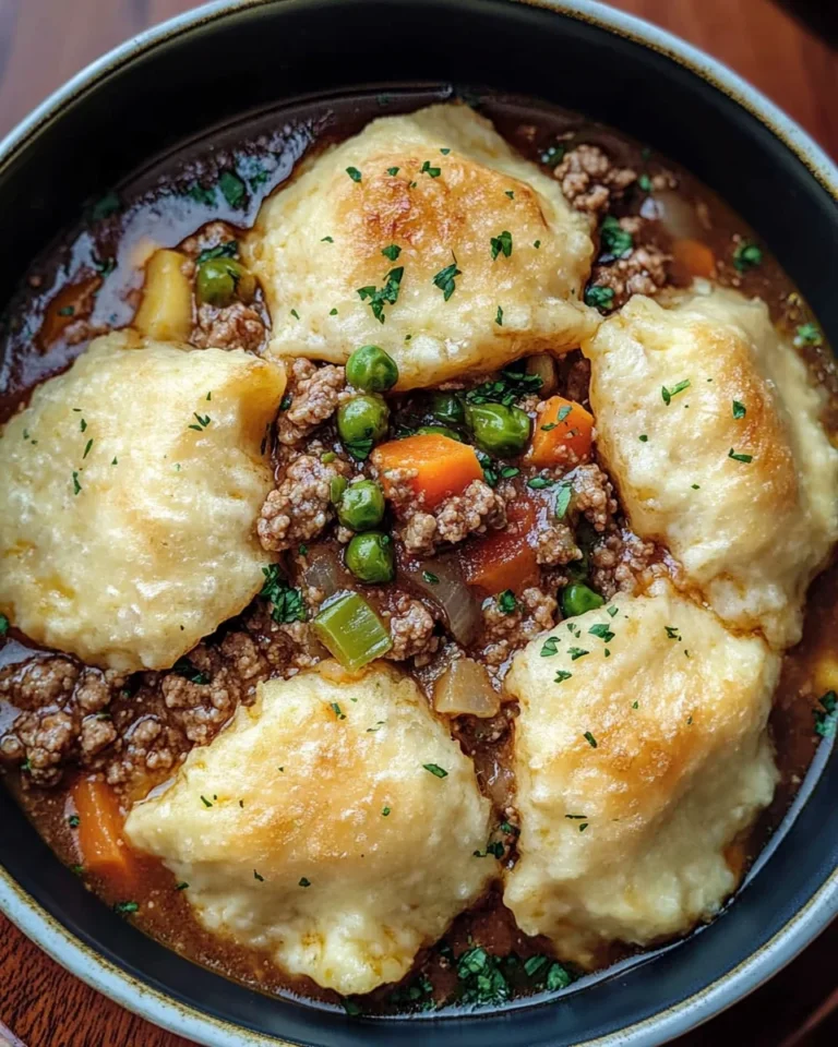Ground Beef and Dumplings