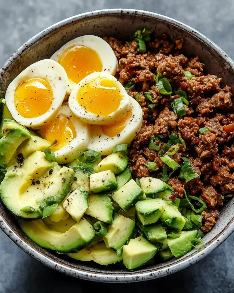 High Protein + Low Carb Power Bowl