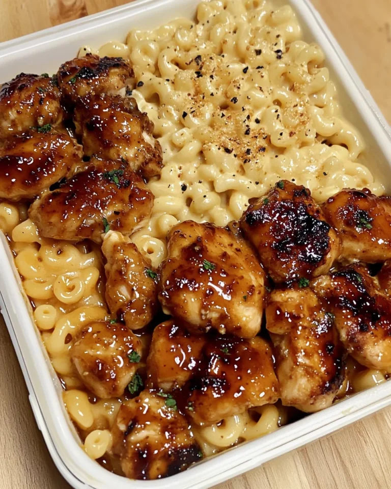 Honey Pepper Chicken Mac and Cheese