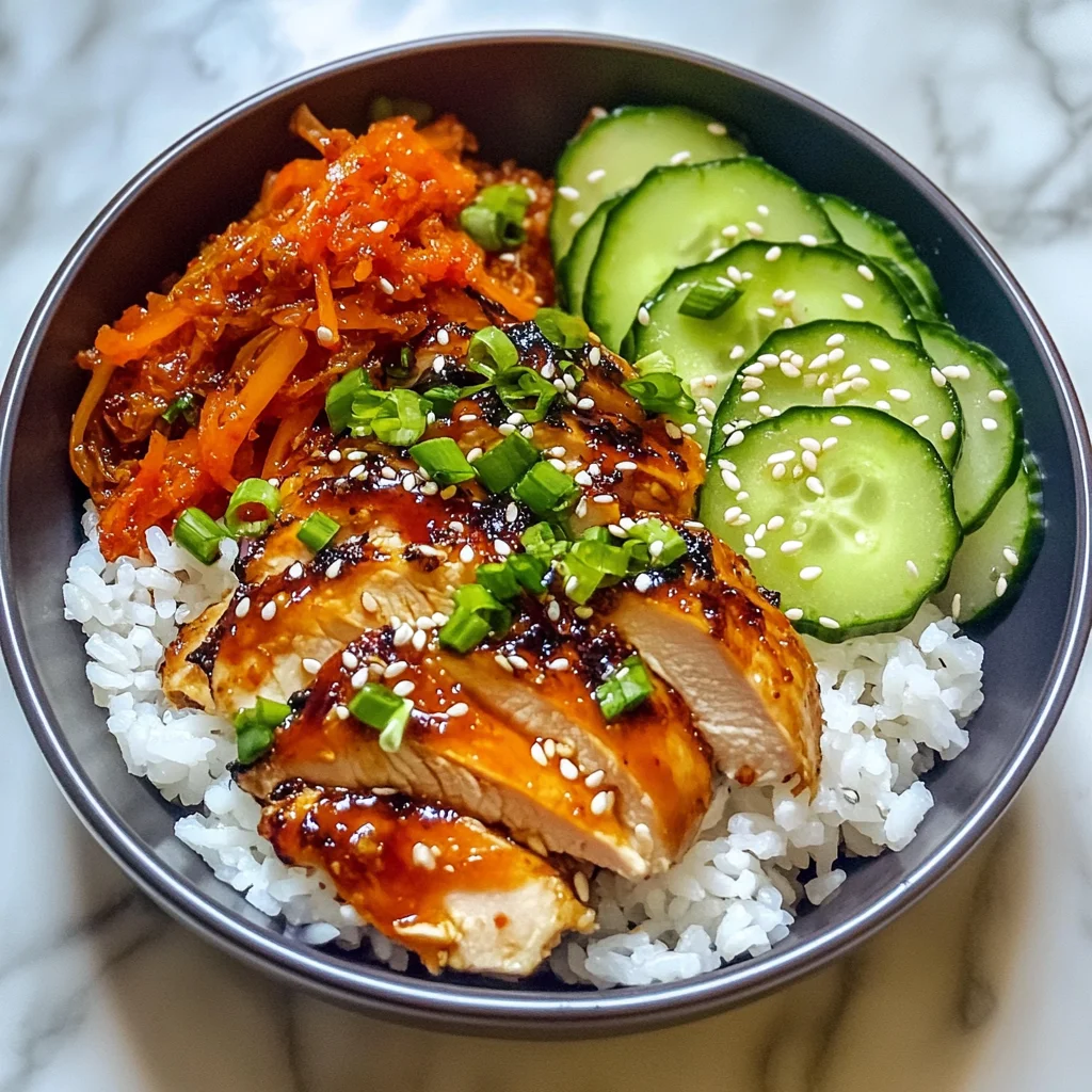 Korean BBQ Chicken Bowl