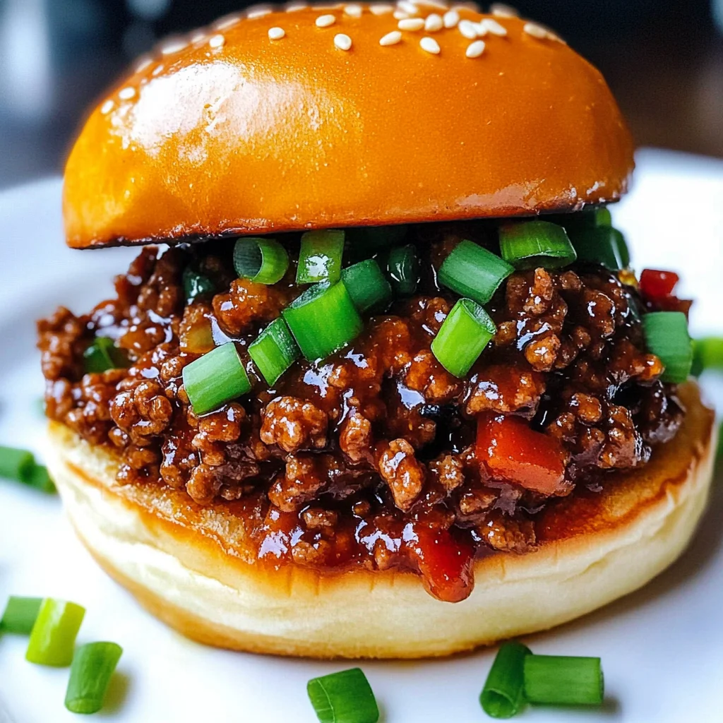 Korean Beef Sloppy Joes Recipe