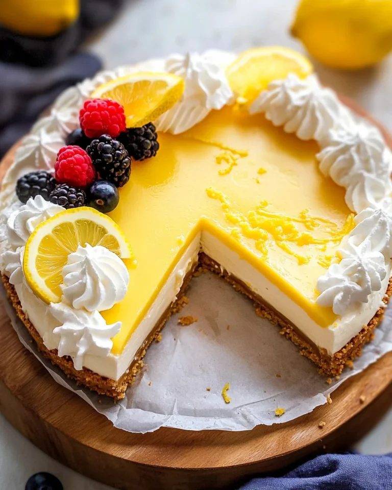 Lemon Cheesecake Delight Recipe is a must-try dessert!