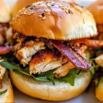 Maple Chicken & turkey Bacon Sliders